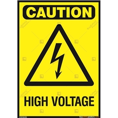High Voltage Sign